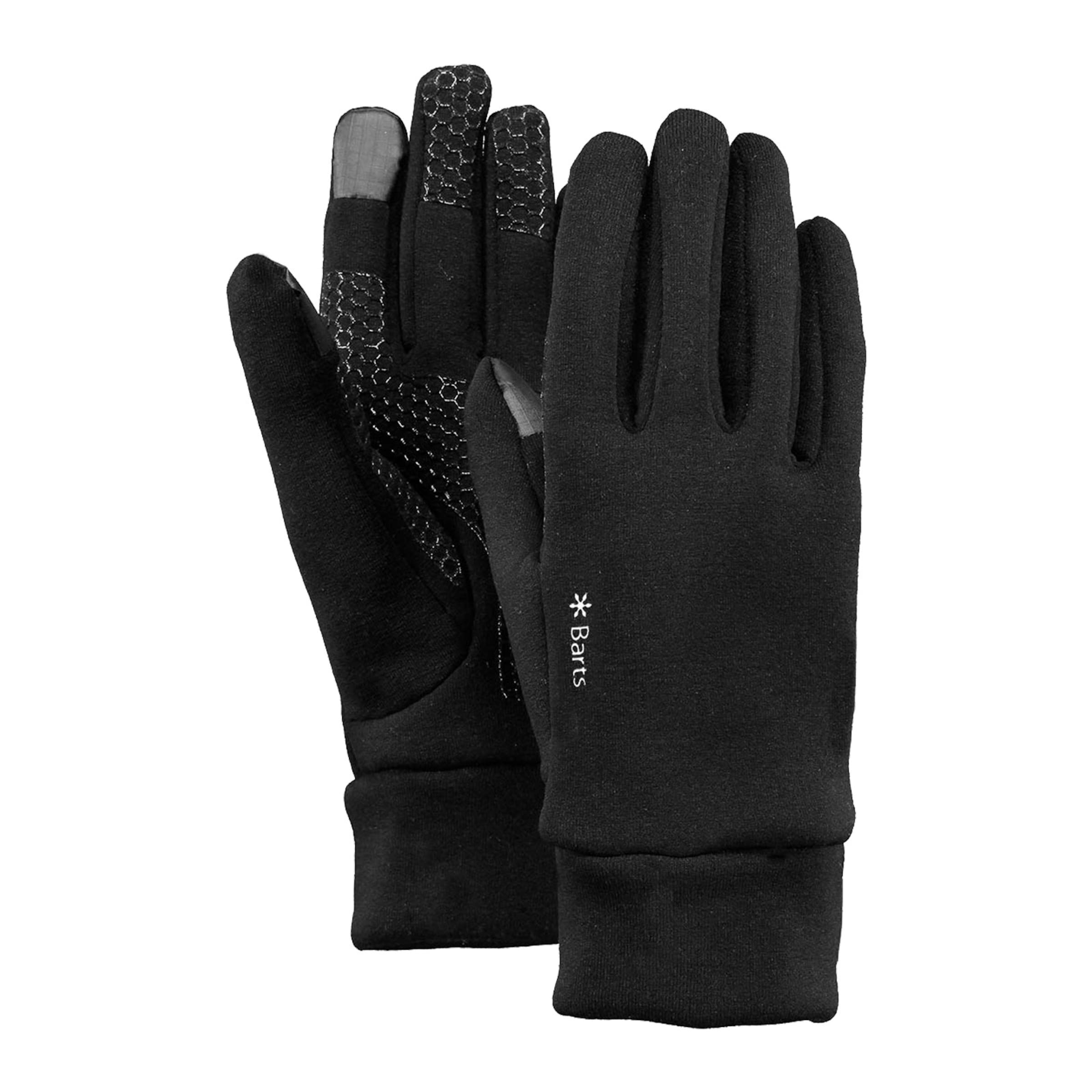 Gants Barts en noir : devant