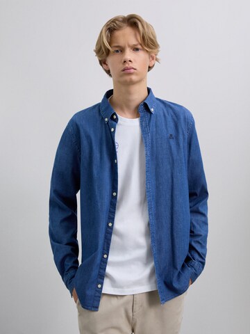 Scalpers Regular fit Button up shirt in Blue