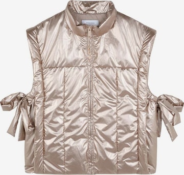 Scalpers Vest in Gold: front