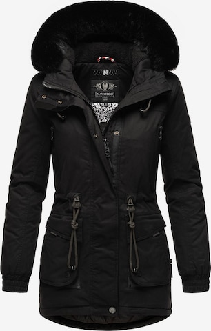 Parka d’hiver NAVAHOO en noir : devant