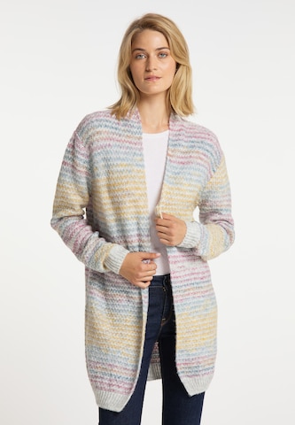 usha BLUE LABEL Knit cardigan in Mixed colours: front