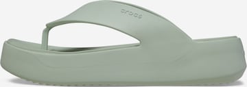 Crocs - Sandalias de dedo en gris: frente