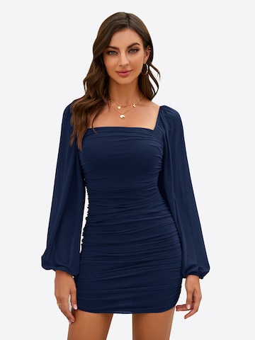 Imily Bela Šaty - Modrá: predná strana