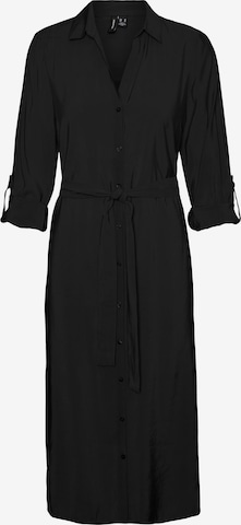 VERO MODA Košeľové šaty 'Bell' - Čierna: predná strana