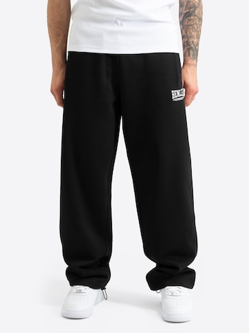 Baggy Pantaloni sportivi 'Lynbrook' di Benlee in nero: frontale