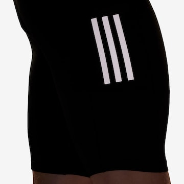 ADIDAS PERFORMANCE Skinny Sporthose 'OWN THE RUN' in Schwarz