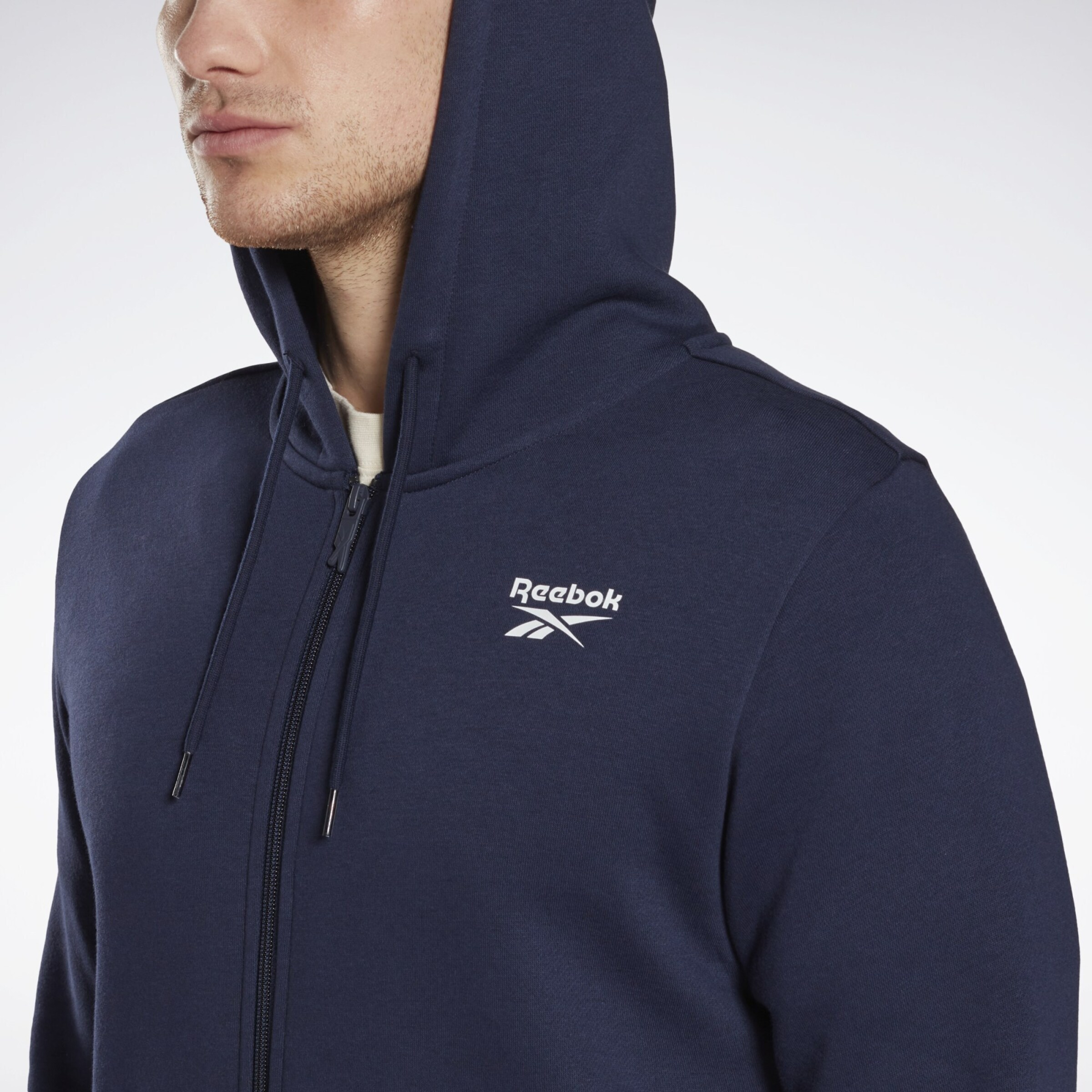 Männer Sportbekleidung Reebok Sport Sportsweatjacke in Dunkelblau - QG92893 Männer Sportbekleidung Reebok Sport Sportsweatjacke in Dunkelblau - QG92893