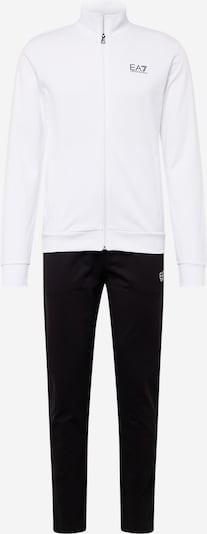 EA7 Emporio Armani Jogging komplet u crna / bijela, Pregled proizvoda