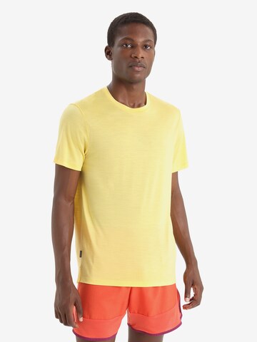 ICEBREAKER Koszulka w kolorze żółty: przód