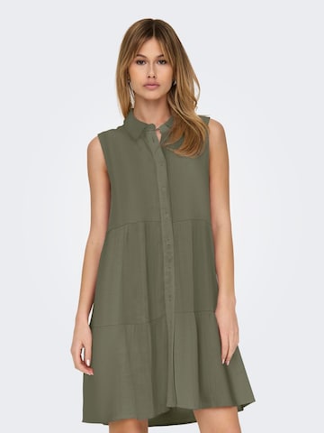 ONLY Shirt Dress 'SIESTA' in Green: front