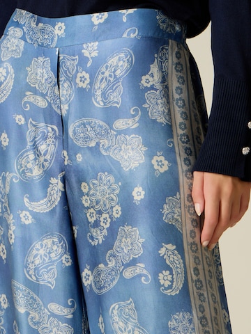 oltre - Ropa ancha Pantalón en azul