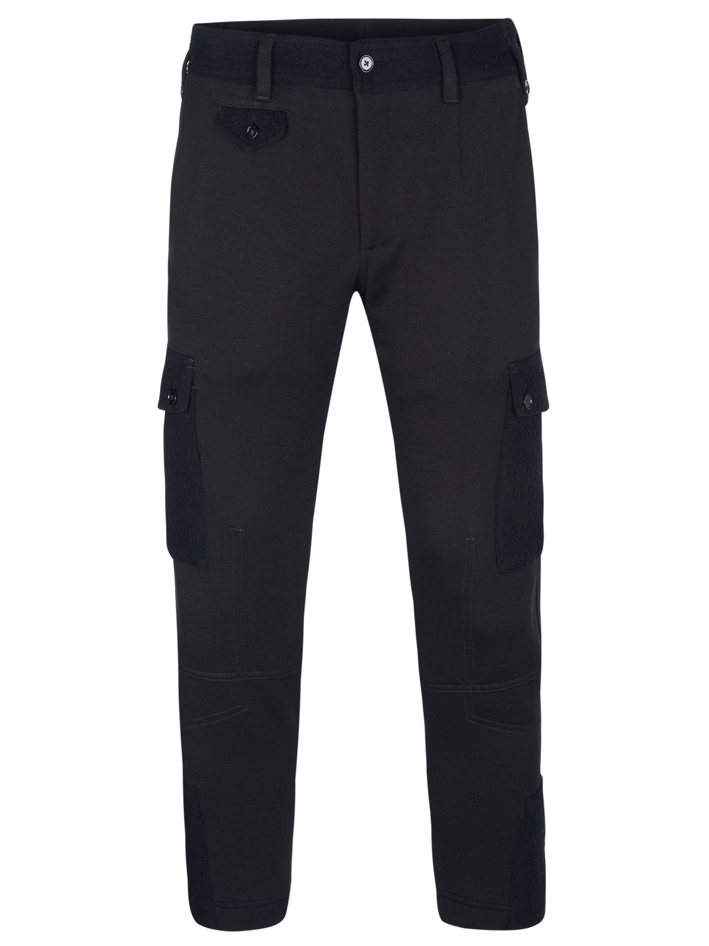 DOLCE & GABBANA Regular Cargo trousers in Black: front