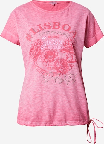 Soccx T-shirt i rosa: framsida