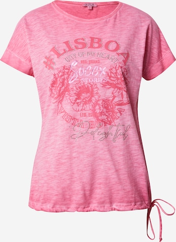 Soccx - Camiseta en rosa: frente