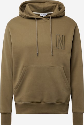 NORSE PROJECTS Sweatshirt 'Arne Brus' in Groen: voorkant