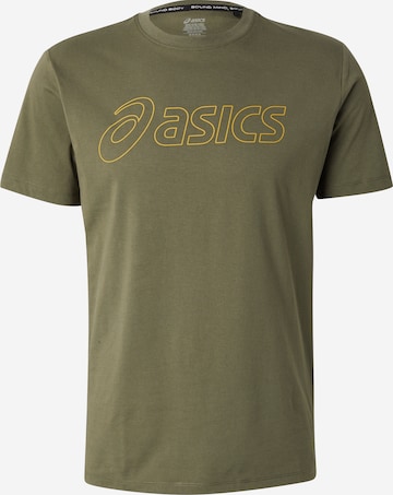 T-Shirt fonctionnel ASICS en vert : devant