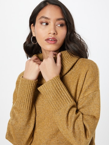 JDY Sweater 'RUE MALENE' in Brown