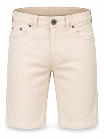 Ombre Regular Jeans in Beige: front