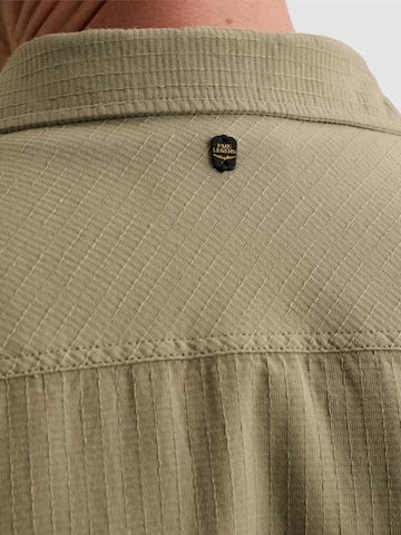PME Legend Regular fit Overhemd 'Shirt in 100% cotton with chest pockets and badge' in Groen