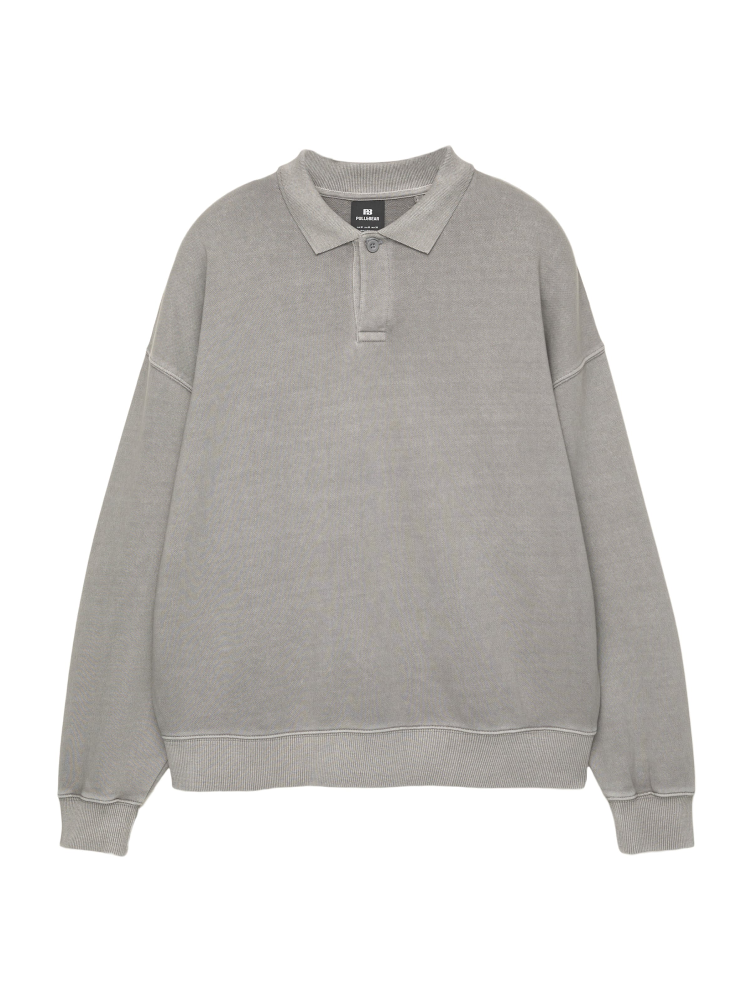 Pull&Bear Collegepaita värissä harmaa: etupuoli