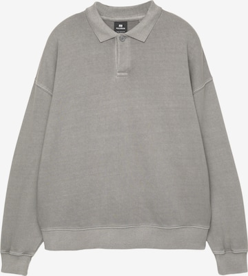 Pull&Bear Collegepaita värissä harmaa: etupuoli