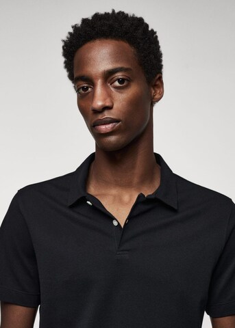 MANGO MAN Shirt 'Ezequi' in Zwart