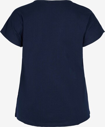 T-shirt 'DORIT' Zizzi en bleu