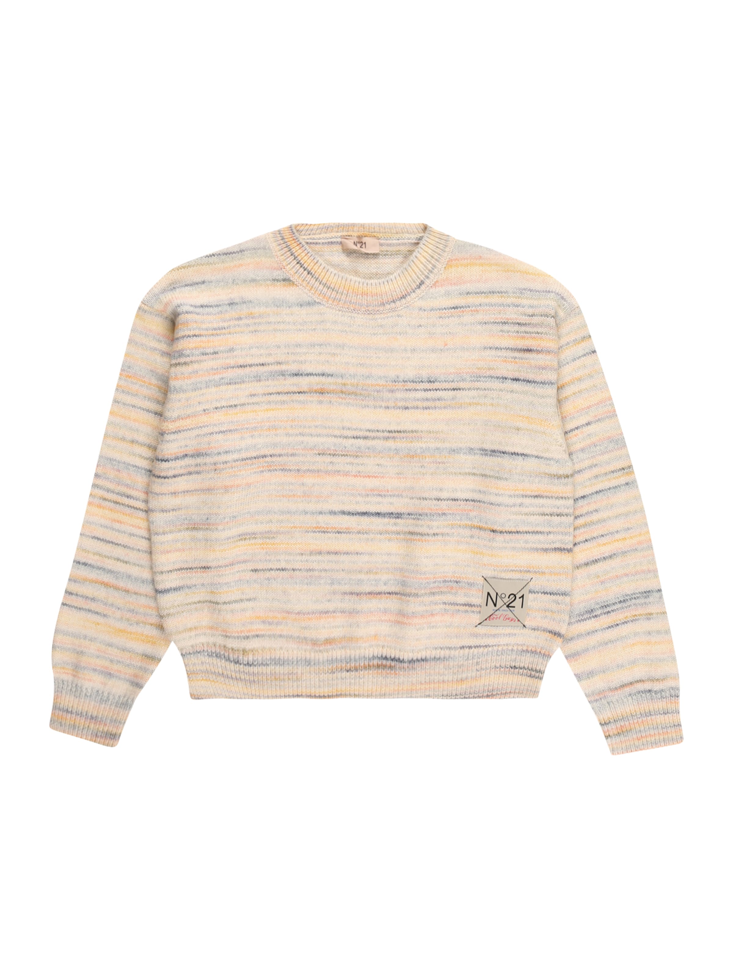 N°21 Πουλόβερ σε ανάμεικτα χρώματα: μπροστά