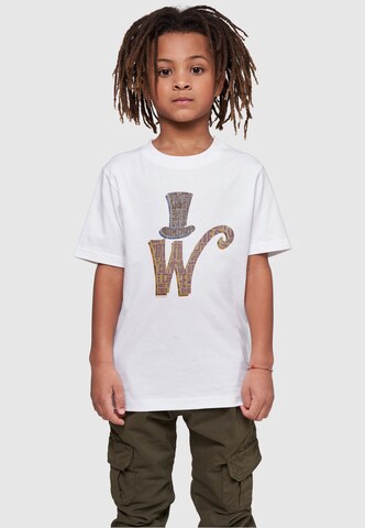 T-Shirt 'Willy Wonka' ABSOLUTE CULT en blanc : devant