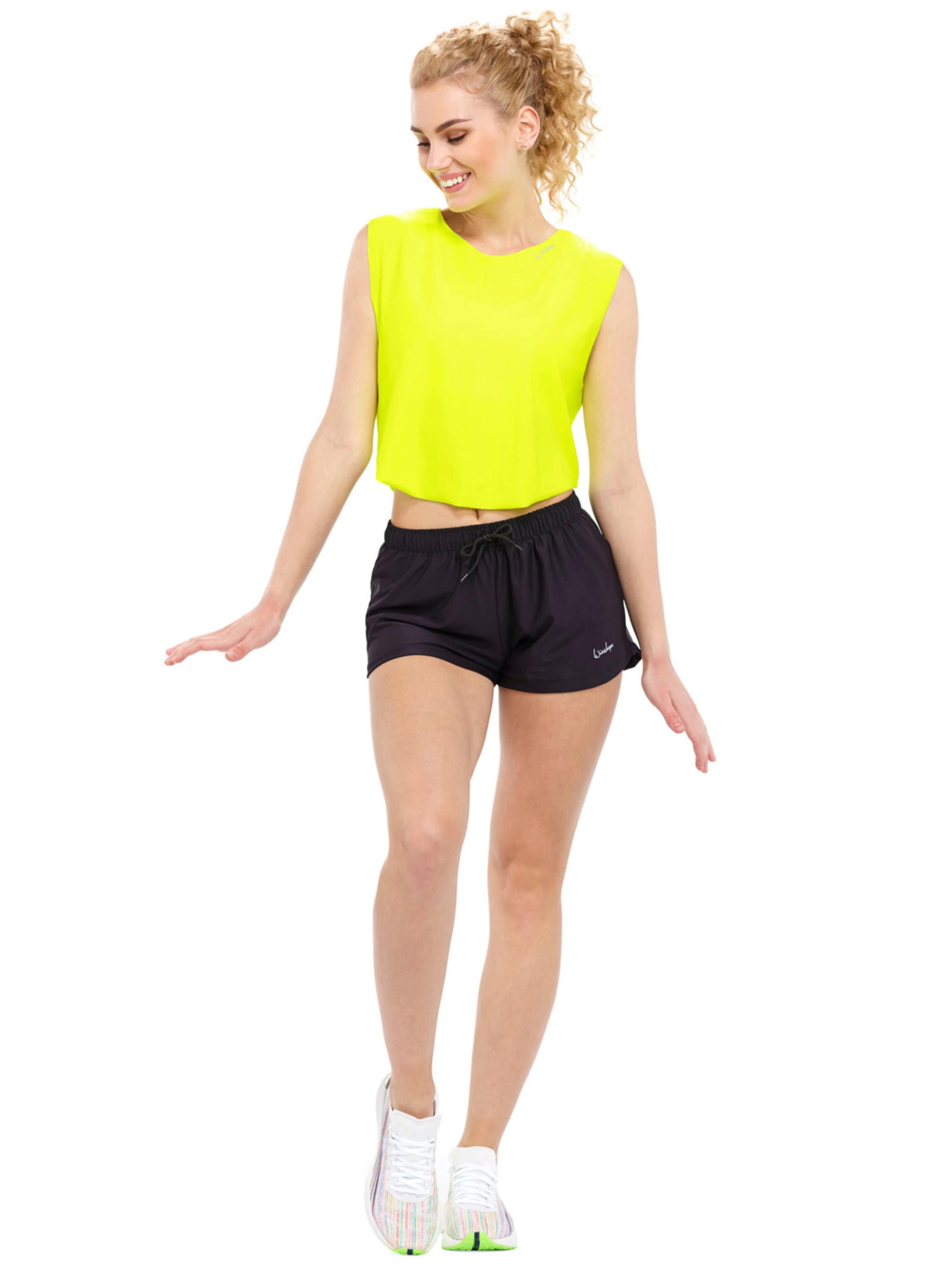 Winshape Обычный Спортивные штаны 'AES103' в Черный