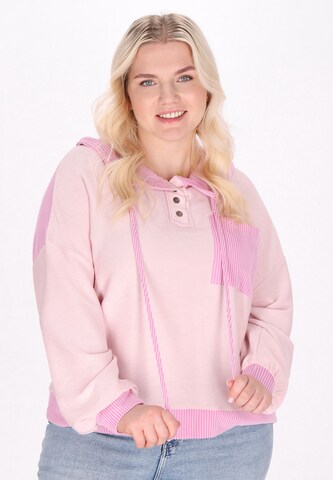 MYMO - Sweatshirt em rosa: frente