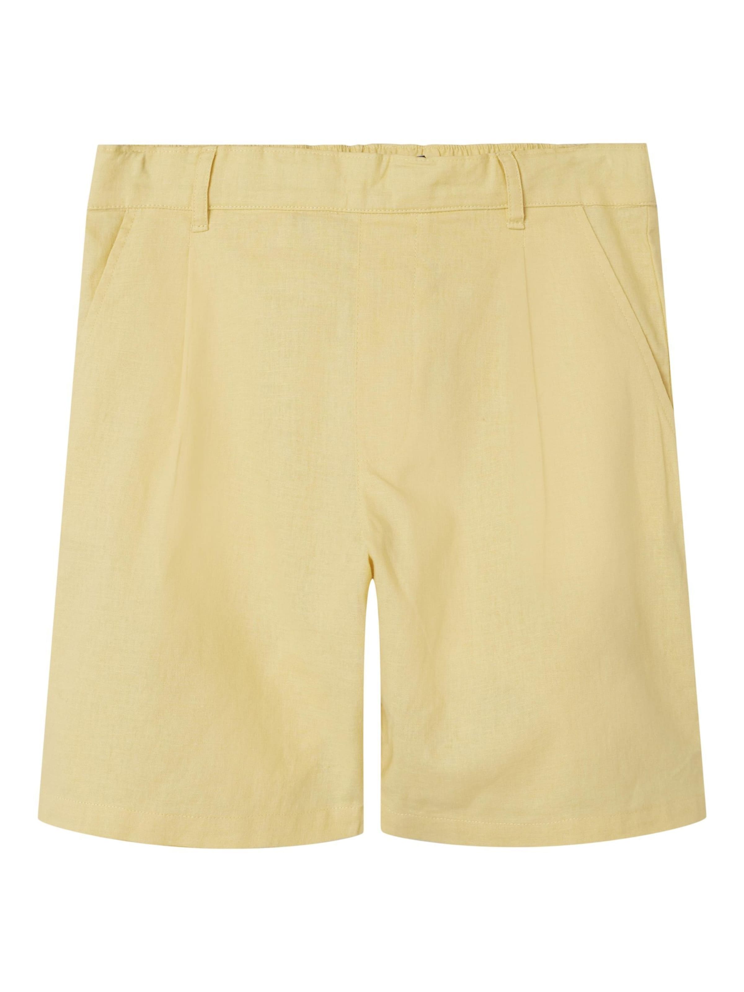 Regular Pantalon LMTD en jaune : devant