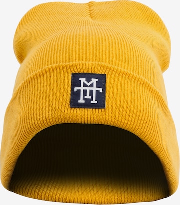 Manufaktur13 Mütze 'Rough' in Gelb: Vorderseite