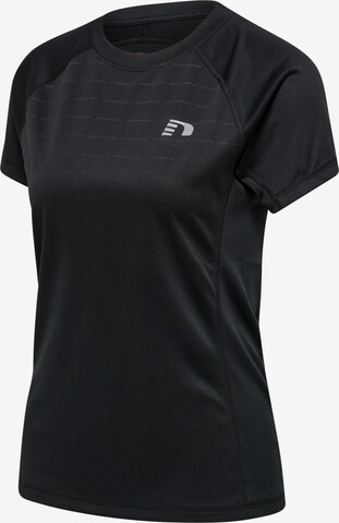 Newline T-Shirt in Schwarz