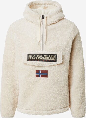 NAPAPIJRI Sweatshirt 'BURGEE' in Beige: front