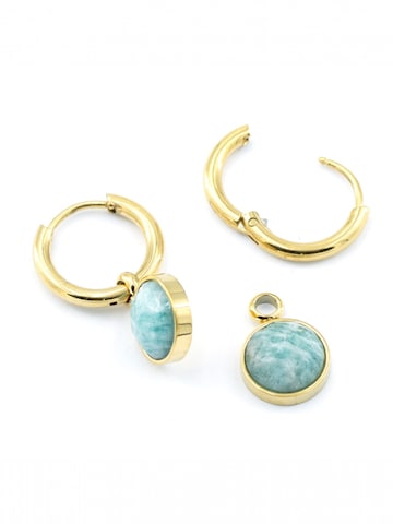 Sergio Engel Earrings in Green: front