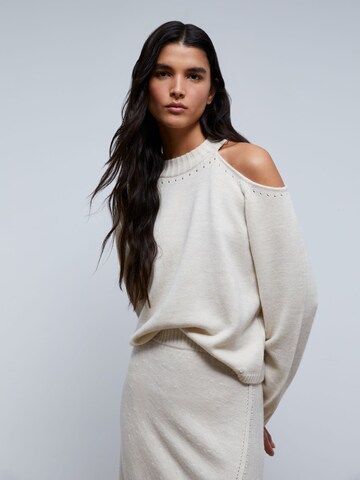 Scalpers Sweater in Beige: front