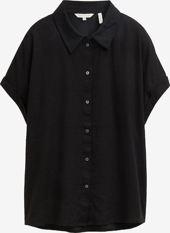 TOM TAILOR Blouse in Black: front
