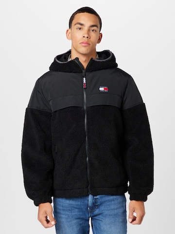 Tommy Jeans Between-season jacket 'Chicago' in Black: front