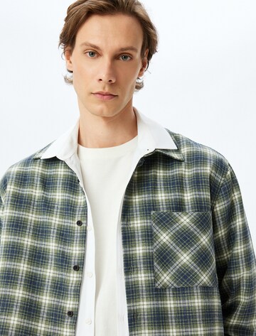Koton Comfort fit Button Up Shirt in Green
