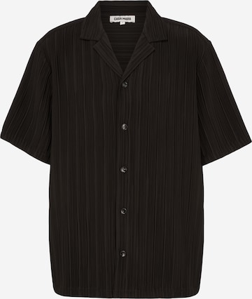 Casa Mara Comfort fit Button Up Shirt 'Casa' in Black: front