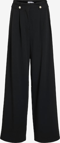 VILA tavaline Viikidega püksid, värv must: eest vaates