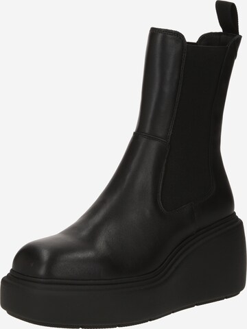 HUGO - Botas Chelsea 'Meghan' en negro: frente