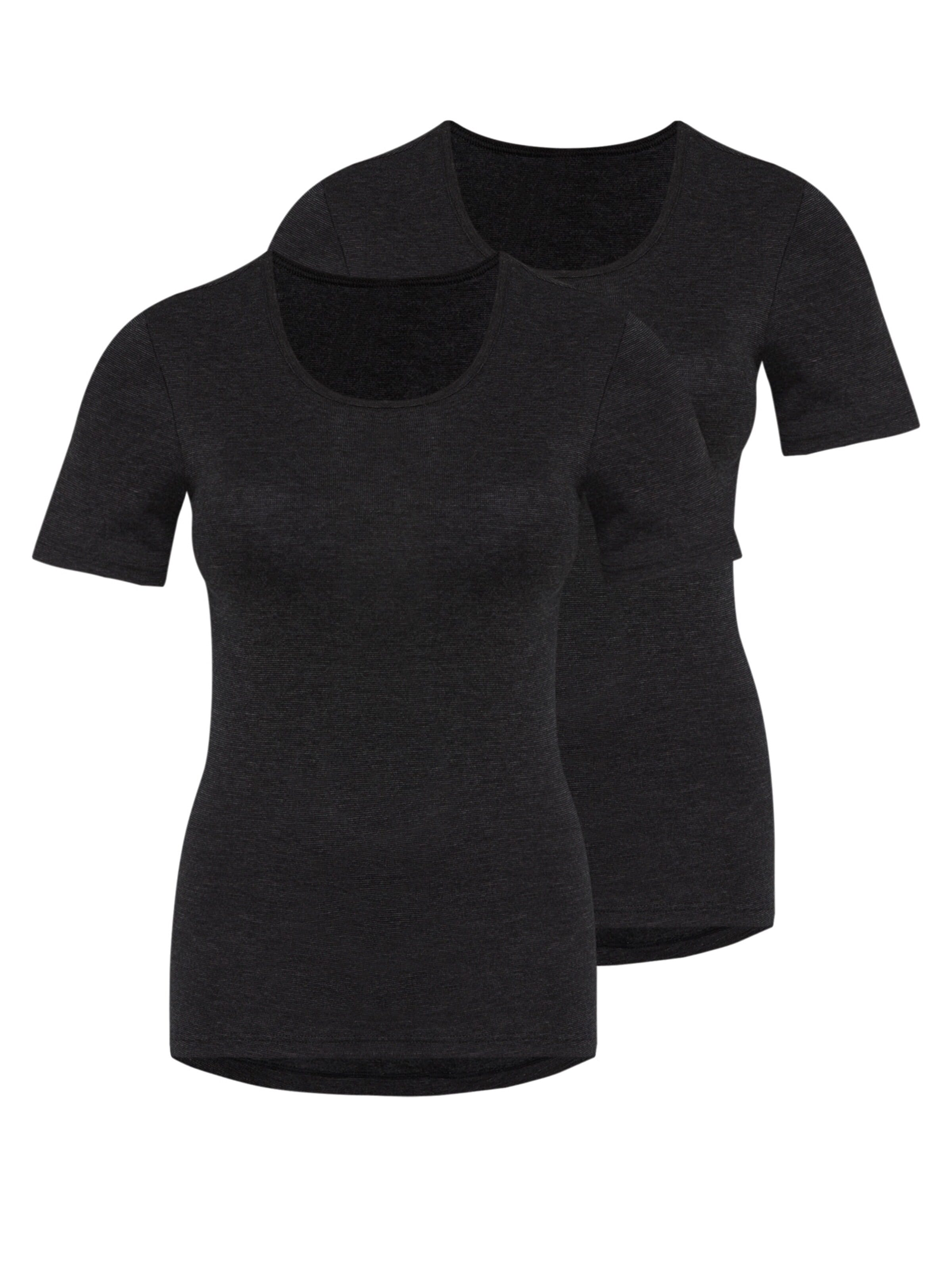 CON-TA Undershirt 'Basic' in Black: front