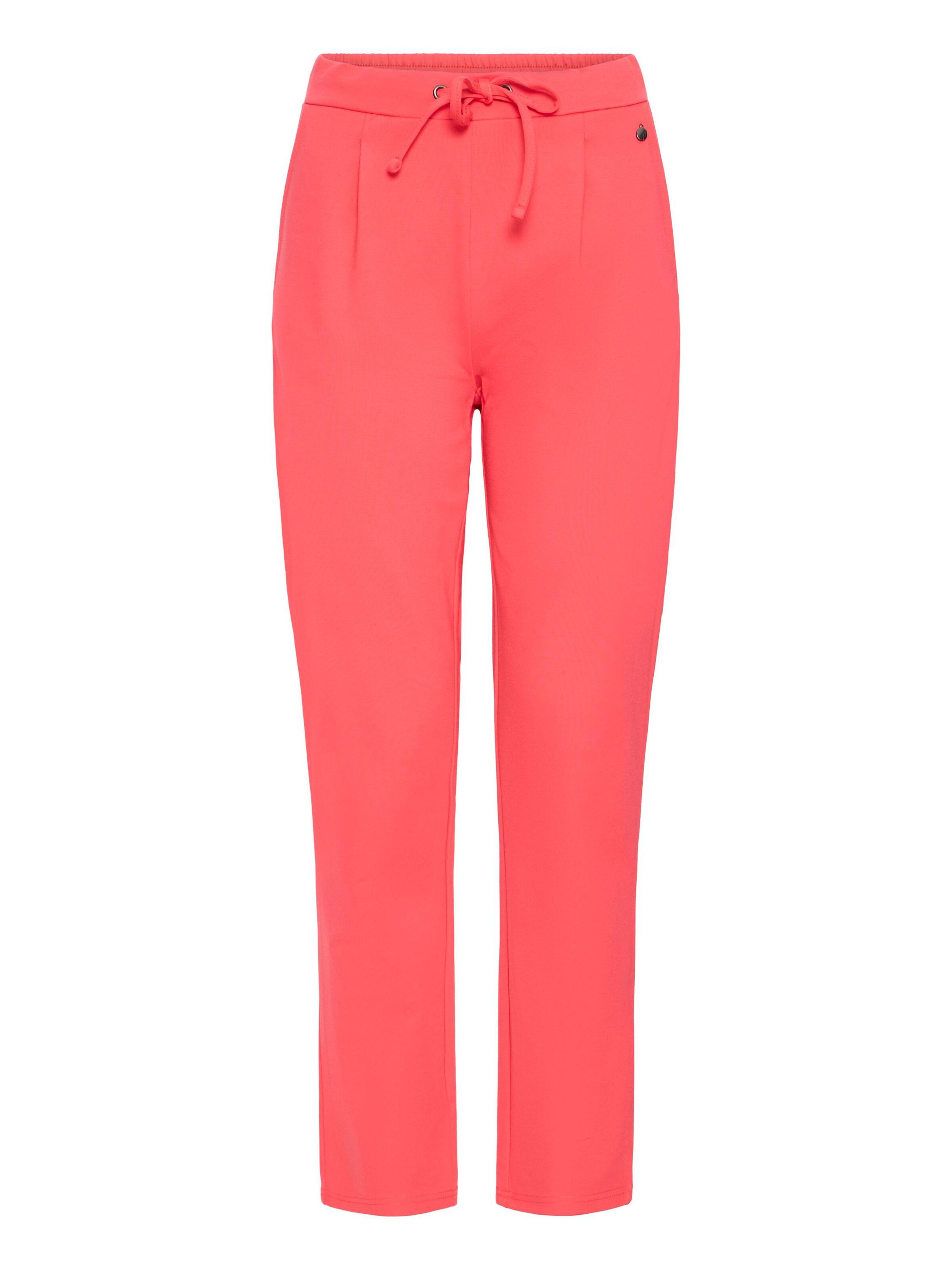 Pantalon à pince 'FRZastretch' Fransa en rose : devant