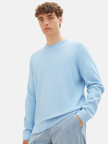 TOM TAILOR DENIM Pullover in Blau