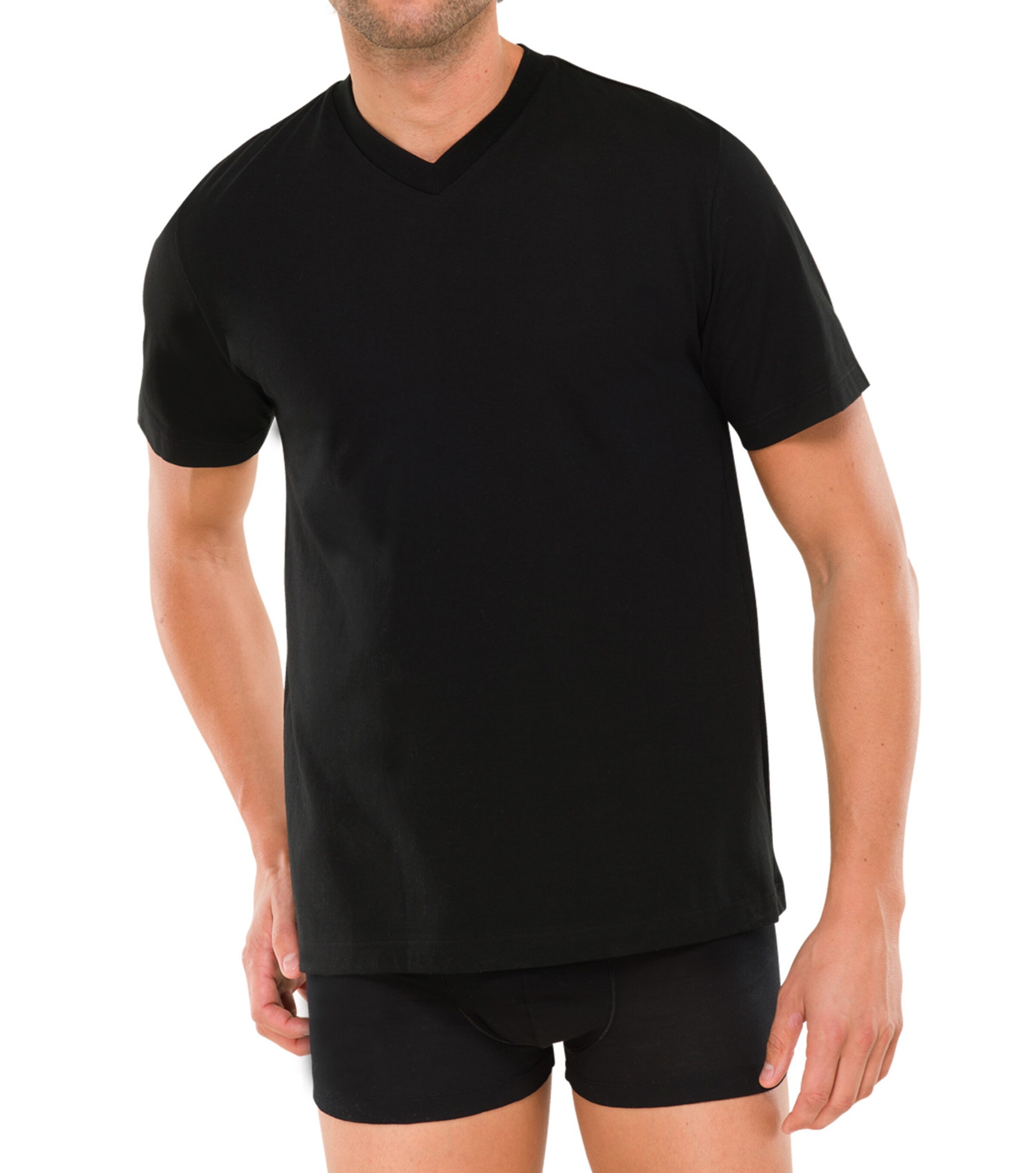 T-Shirt SCHIESSER en noir