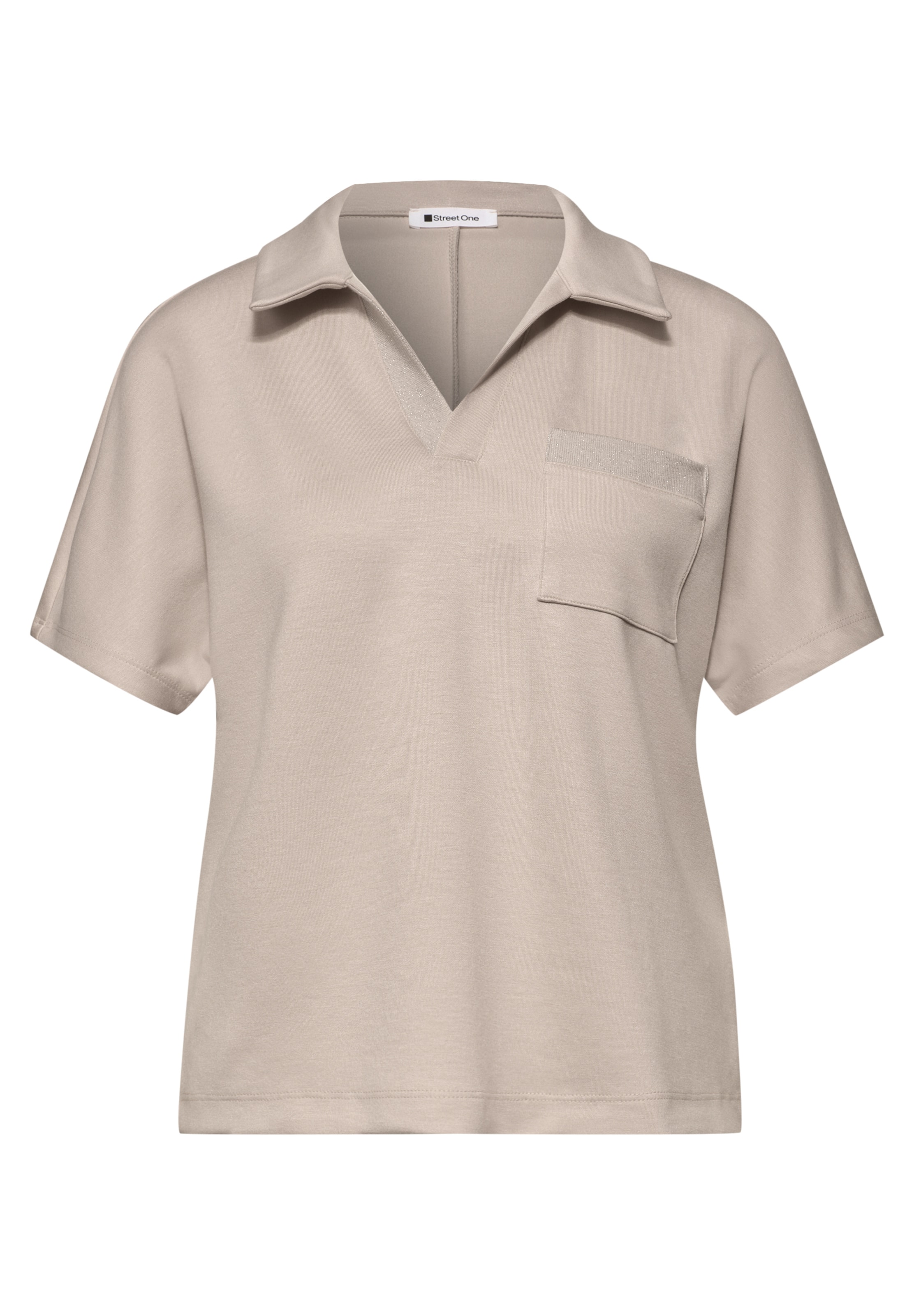 STREET ONE Shirt in Beige: front