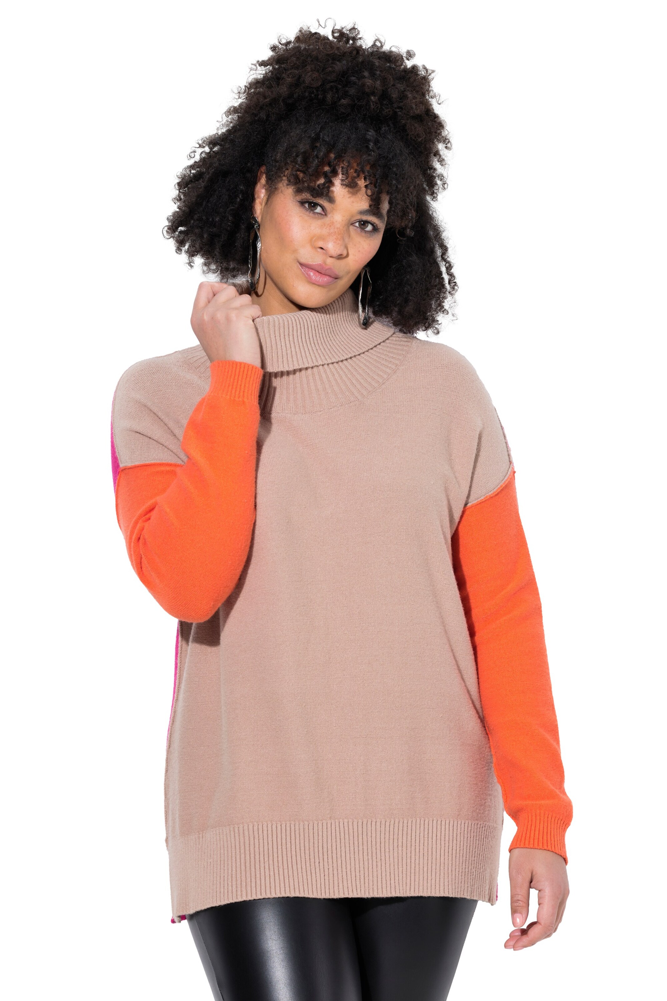 MIAMODA Sweater in Orange: front
