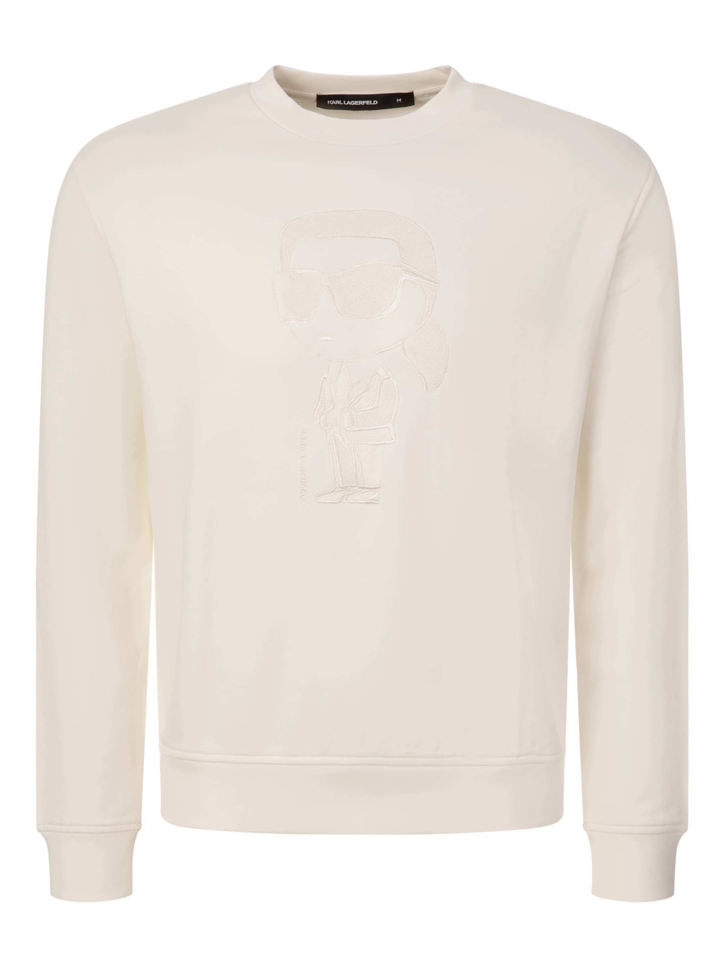 Karl Lagerfeld Sweatshirt in Wit: voorkant